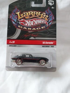Hot Wheels Larry's Garage '63 Corvette Black - Picture 1 of 3