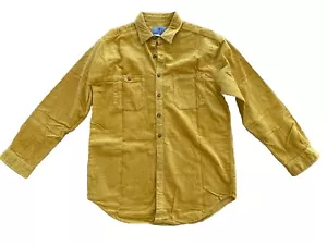 Camicia in velluto a coste The Territory Ahead marrone Goldenrod giallo waffle taglia LT - Foto 1 di 9