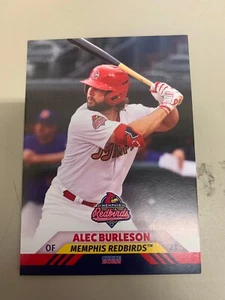 Alec Burleson 2022 Memphis Red Birds Team Card - Picture 1 of 1