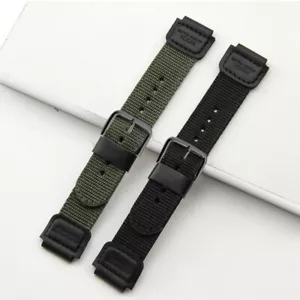 Für W-735H/W-215/AE-1000W Ersatz Nylon Sport Armband Uhrenarmband Schnalle Strap/ - Bild 1 von 15