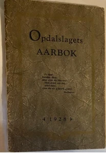 Opdalslagets Aarbok 1928 Opdal Norwegian Immigrants Lutheran - Foto 1 di 1