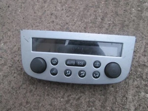 2004 VAUXHALL CORSA C CLIMATE HEATER CONTROL PANEL SILVER TESTED 013123400 - Picture 1 of 4