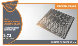 Clear Prop CPA72012 - 1/72 La-5 (todas las versiones) PE aletas de aterrizaje fotograbadas - Imagen 1 de 12