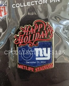 NEW YORK GIANTS VS Indianapolis Colts Game day Pin 12/29/2024 NEW - Picture 1 of 1