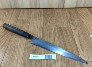 Cuchillo de cocina de chef japonés Yanagiba vintage sushi KIYA Japón 200/343 mm AA665 - Imagen 1 de 17