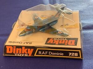Jouet ancien Dinky Toys england avion RAF R.A.F Dominie 728