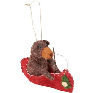 Primitives by Kathy Critter - Bear In Canoe - 457300 - Picture 1 of 2