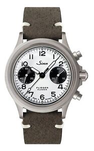 Sinn 356 Pilot Classic W automatic chronograph. With Strap and Steel Bracelet