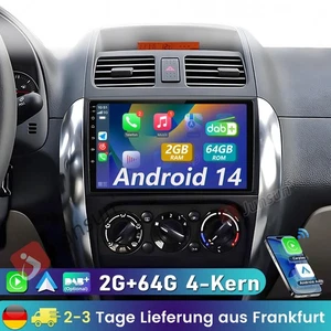 64G CarPlay Android 14 Für Suzuki SX4 Fiat Sedici 2006-13 Autoradio GPS SWC DAB - Bild 1 von 14
