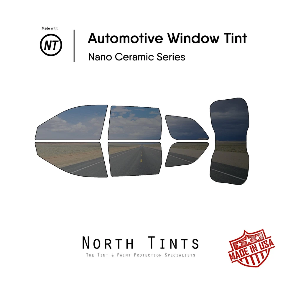 Película de tinte de ventana precortada nano cerámica vidrio para automóvil para Jeep Grand Cherokee 2014-2021 Foto 1 de 4