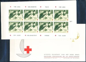 XE53278 Belgium 1963 red cross centenary XXL sheet MNH - Picture 1 of 1