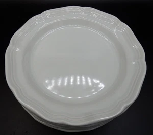 6 platos de ensalada Mikasa French Countryside blancos 8" F9000 ¡COMO NUEVOS!! - Imagen 1 de 3