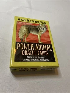 Power Animal Oracle Cards 44 Card Deck & Guidebook Steven Farmer EUC - Picture 1 of 2
