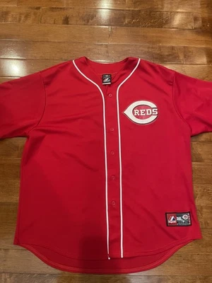 Cincinnati Reds Joey Votto  XXL Majestic Flex Base Twill Stitched Jersey. - Image 1 of 4