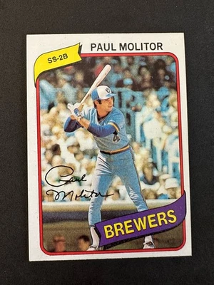 1980 Topps Paul Molitor #406 - Image 1 of 2