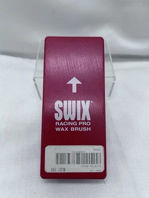 Swix Racing Pro Wax Brush White Nylon Nordic Ski Wax Brush 6" Germany EUC - Image 1 of 4