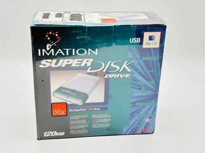 Unidad USB Imation SuperDisk 120 MB compatible con Mac OS | Funciona con iMac Foto 1 de 3