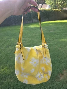 Borsa a tracolla JUICY COUTURE vintage Y2K velluto margherita - Foto 1 di 11