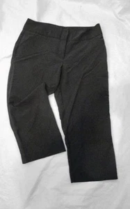 Pantalones Cortos Negros Nicole Miller Talla Reg Entrepierna 21" Mezcla Poli Elástica - Imagen 1 de 5