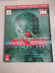 Metal Gear Solid: VR Missions Prima Guida Strategica Ufficiale Sony PSX Konami - Foto 1 di 11