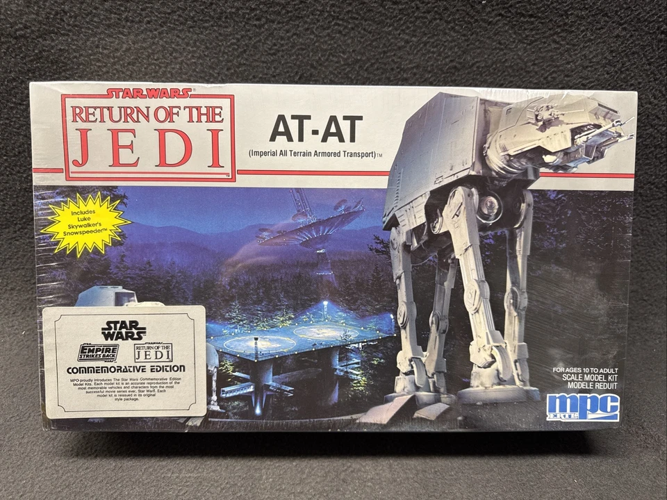 MPC Star Wars Return of the Jedi AT-AT Imperial 1989 Model Kit Sealed 8919 - Image 1 of 4