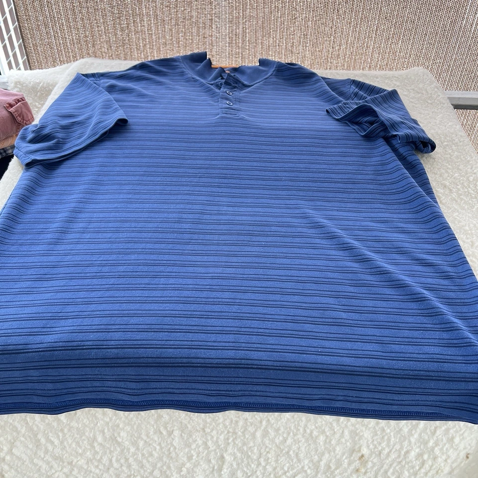 Field & Stream Polo Shirt Men’s 2XL Short Sleeve Universal Travel Navy Golf - Image 1 of 4