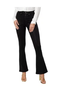 Stivali skinny ultra alti 7 For All Mankind nuovi con etichette colore nero rivestito taglia 24 - Foto 1 di 10