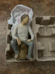 Willow Tree My Guy, figura esculpida pintada a mano - Imagen 1 de 5