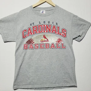 St. Louis Cardinals Medium sportliches graues T-Shirt Erwachsene Logo - Bild 1 von 5