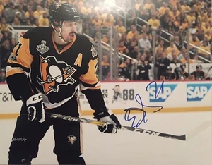 Evgeni Malkin Signed Pittsburgh Penguins 11x14 Photo Stanley Cup Proof - Picture 1 of 2
