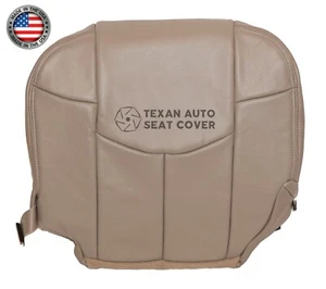 2002 Chevy Avalanche 1500, 2500 LT, LS Passenger Bottom Leather Seat Cover Tan - Picture 1 of 7