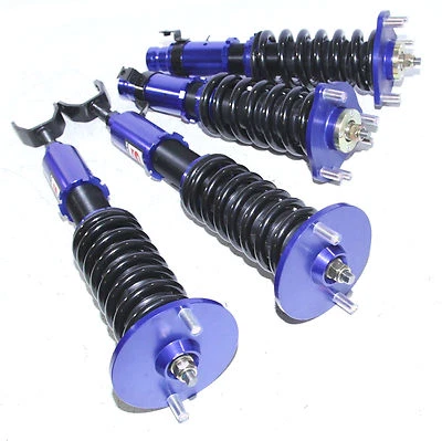  Full Coilover Suspension Lowering Kits for 92-01 Honda Prelude Non Damper BLUE — 第 1/4 张图片