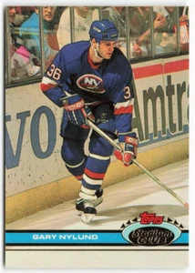 1991-92 Gary Nylund Topps Stadium Club - New York Islanders - Picture 1 of 2