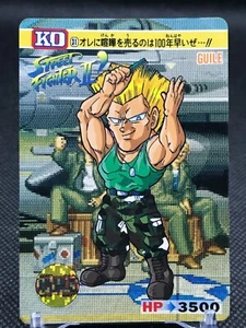 Tarjeta coleccionable Guile No.31 Street Fighter II’ 1992 Carddas BANDAI CCG - Imagen 1 de 12