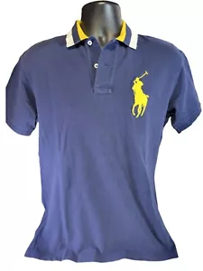 Polo Ralph Lauren Hombre Grande Logo Gráfico Talla Pequeña Azul Marino. - Imagen 1 de 3