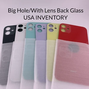 Lot de 8 vitres arrière arrière de remplacement pour iPhone 15, 14, 13, 12, 11, X, SE, - Photo 1 sur 29