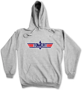 Tomcat Sweatshirt Kapuzenpullover Top Jet Fun Gun Maverick Flugzeug Pilot - Bild 1 von 1