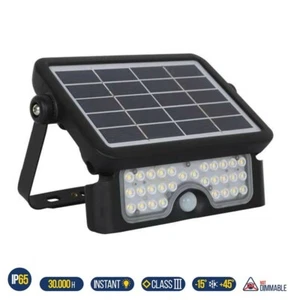 Proiettore Led Solare Shot Yuma 5N 5watt 500 lumen con sensore faretto IP 65 - Foto 1 di 2