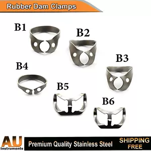 Brinker Clamp Tissue Premolar Clamp Molar Dental Rubber Dam Clamps - Foto 1 di 4