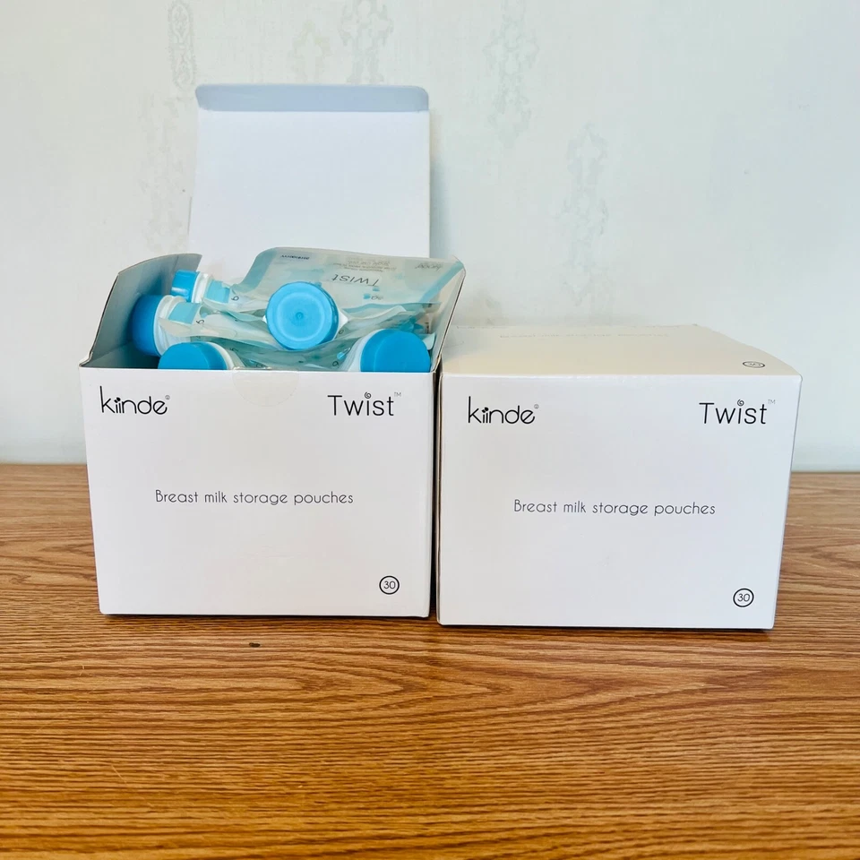 Kiinde Twist Breast Milk Storage Pouches 9 Boxes of 20 6oz Each