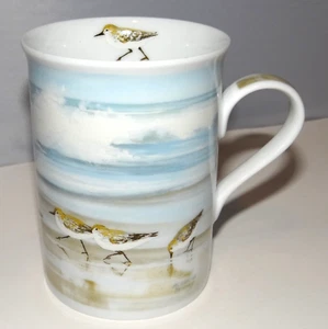 Taza taza de porcelana café aves náuticas océano costa marina Sandpiper J. Penney - Imagen 1 de 10