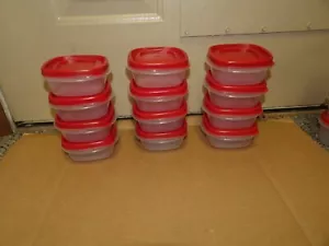 1.25 Cup 12 Pack - Rubbermaid Food Storage Containers Easy Find Lids Snack Bowls - Picture 1 of 1