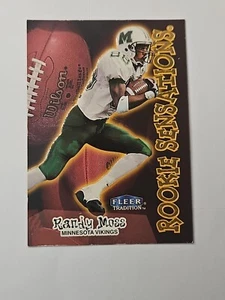 1998 Fleer Tradition #10 RS Randy Moss Rookie Sensations Minnesota Vikings HOF - Bild 1 von 2