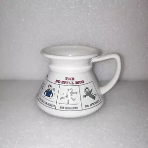 The No Spill Coffee Mug 12oz Ceramic No-Spill Vintage Cartoon Astronaut Race Car - Picture 1 of 14