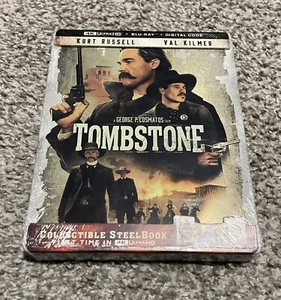 Tombstone 4K Steelbook 4K + Blu-ray + Digital BRAND NEW - Picture 1 of 2