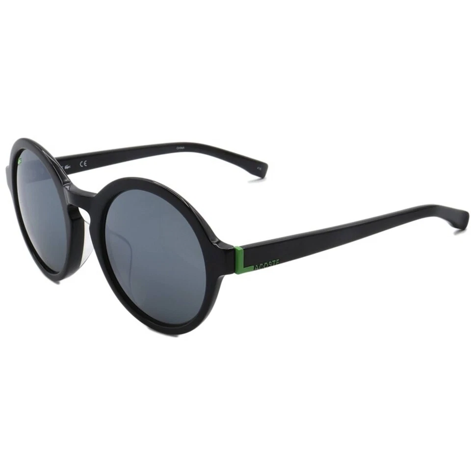 Gafas de sol para hombre Lacoste marco redondo de plástico negro lentes grises LACOSTE L840SA 001 Foto 1 de 1