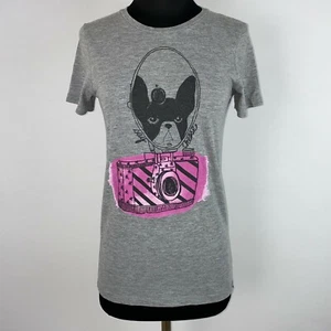 Vans Juniors M Dog Say Cheese Camera Front Graphic T-Shirt Tee Short Sleeve AU - Picture 1 of 10