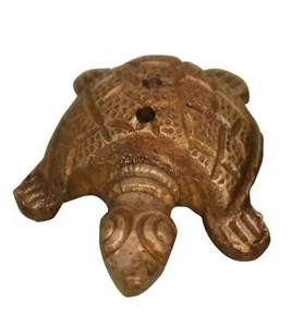 Brass Tortoise Turtle Small Indien Incense Holder 4.5 x 3.2 x 1.4 cm - Picture 1 of 2