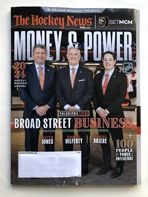 The Hockey News Magazine Money & Power 2024 Business Annual Flyers NHL - Image 1 of 3