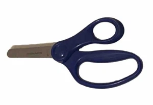 Fiskars 5in. Kids Scissors, Blunt Tip, Safety Edge Blades, Blue - Picture 1 of 4